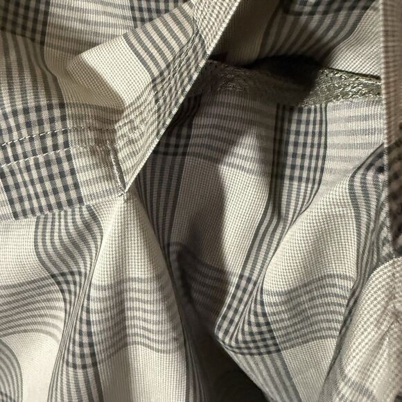 NWT Carhartt Force Ridgefield 2XLT Tall Shirt Beige Buttons Pockets Plaid - Picture 10 of 12